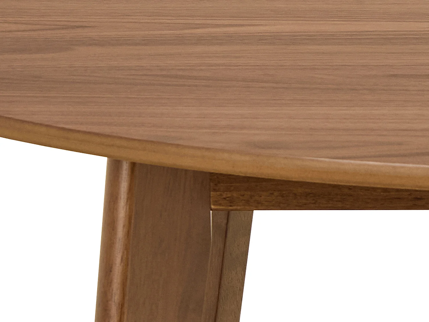 Stół okrągły Lumo 120 cm – styl skandynawski, kolor orzech włoski lakierowany