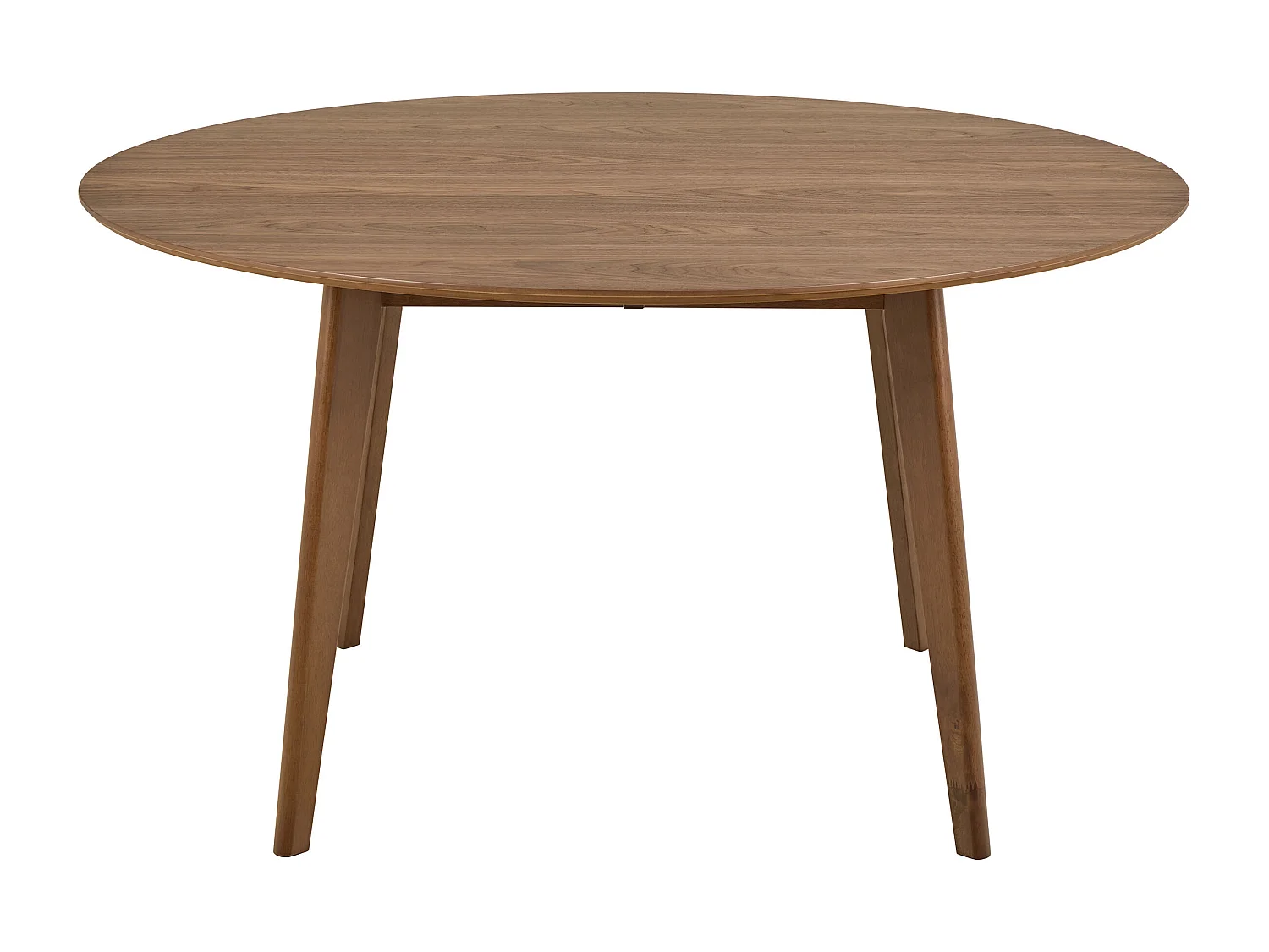 Stół okrągły Lumo 140 cm – styl skandynawski - orzech