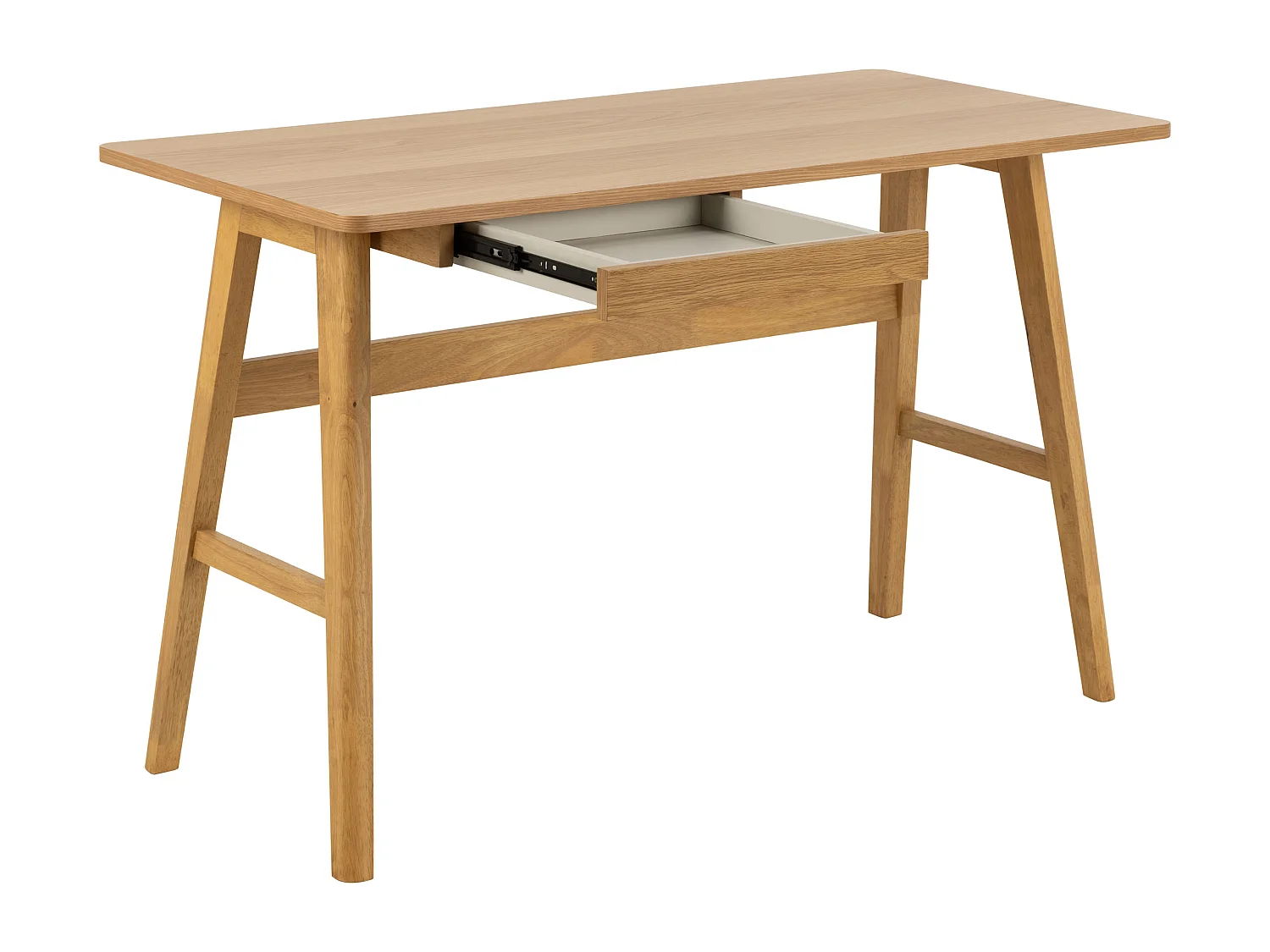Bureau Vigo 120 cm avec tiroir, couleur Oak lacquered