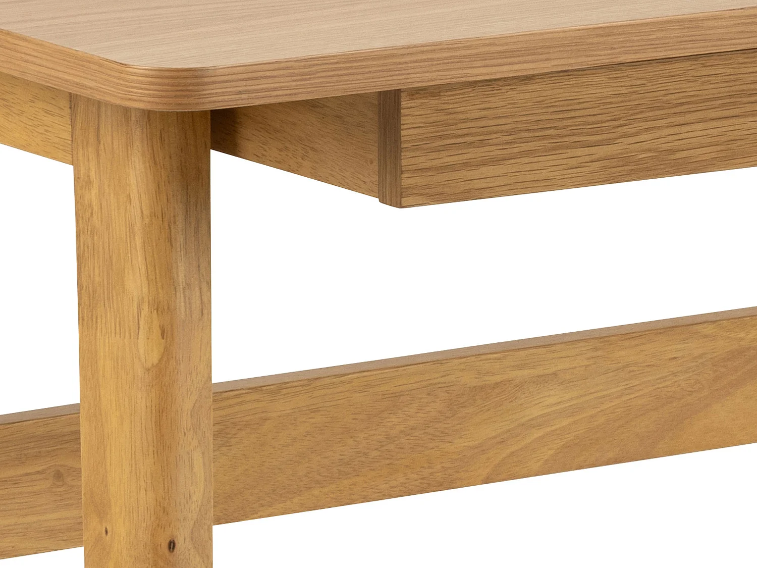 Bureau Vigo 120 cm avec tiroir, couleur Oak lacquered
