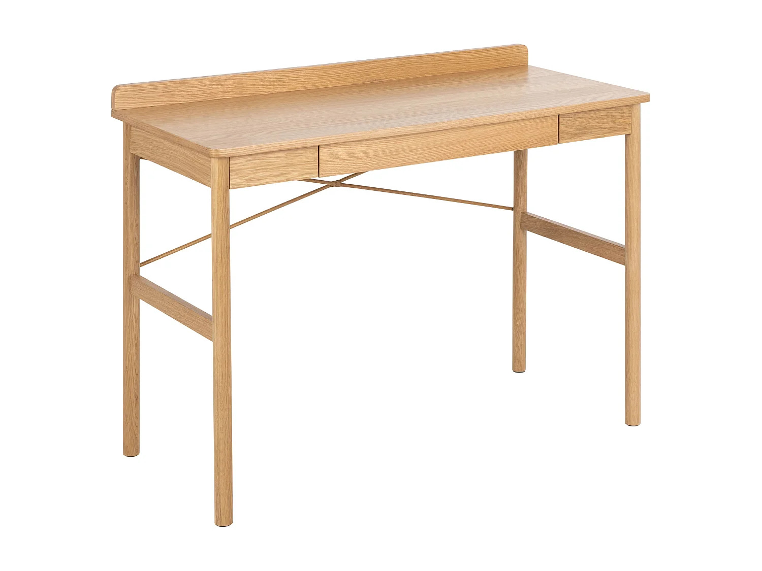 Biurko Focus 110 cm z szufladą, kolor Oak lacquered