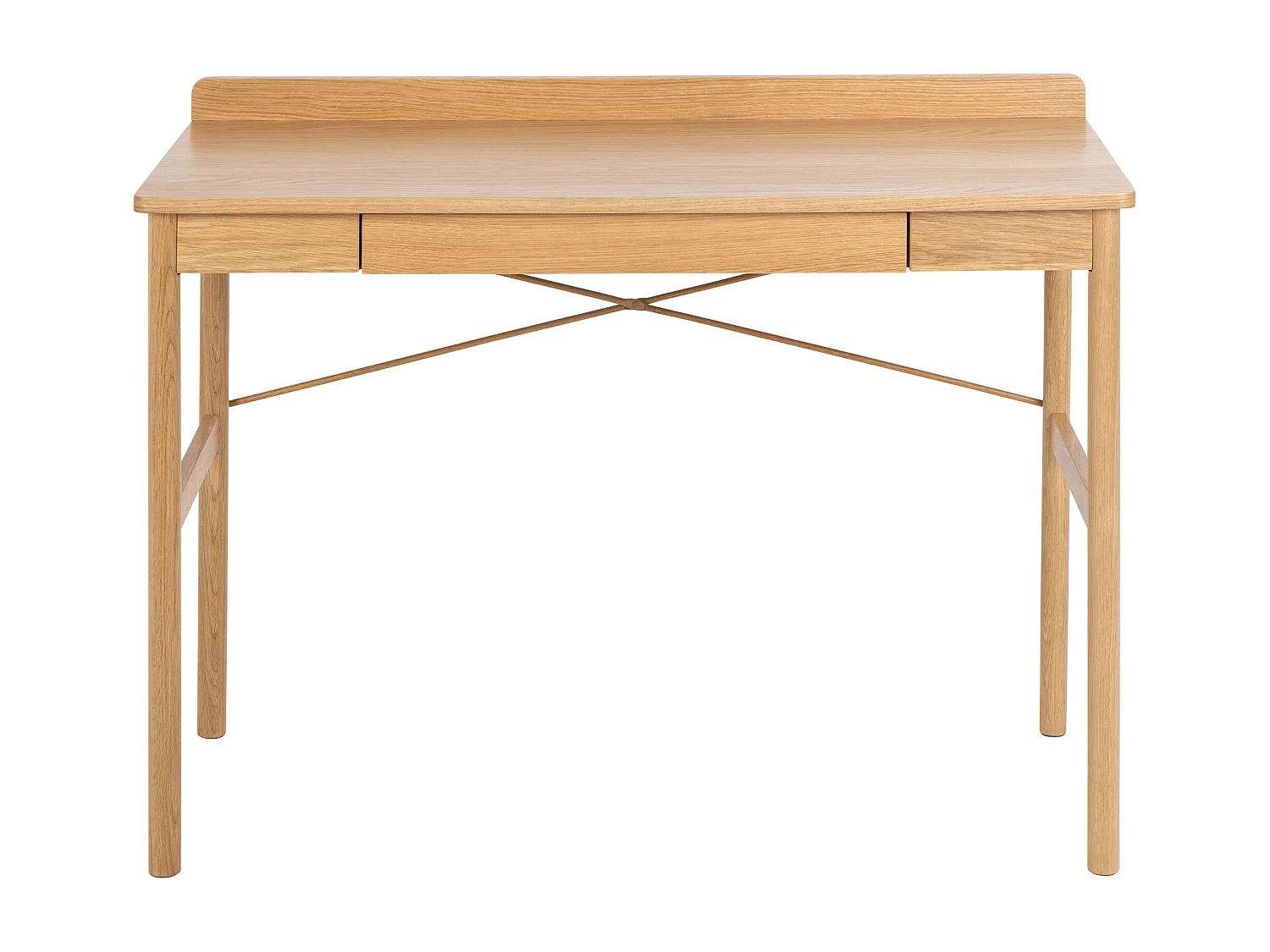 Biurko Focus 110 cm z szufladą, kolor Oak lacquered