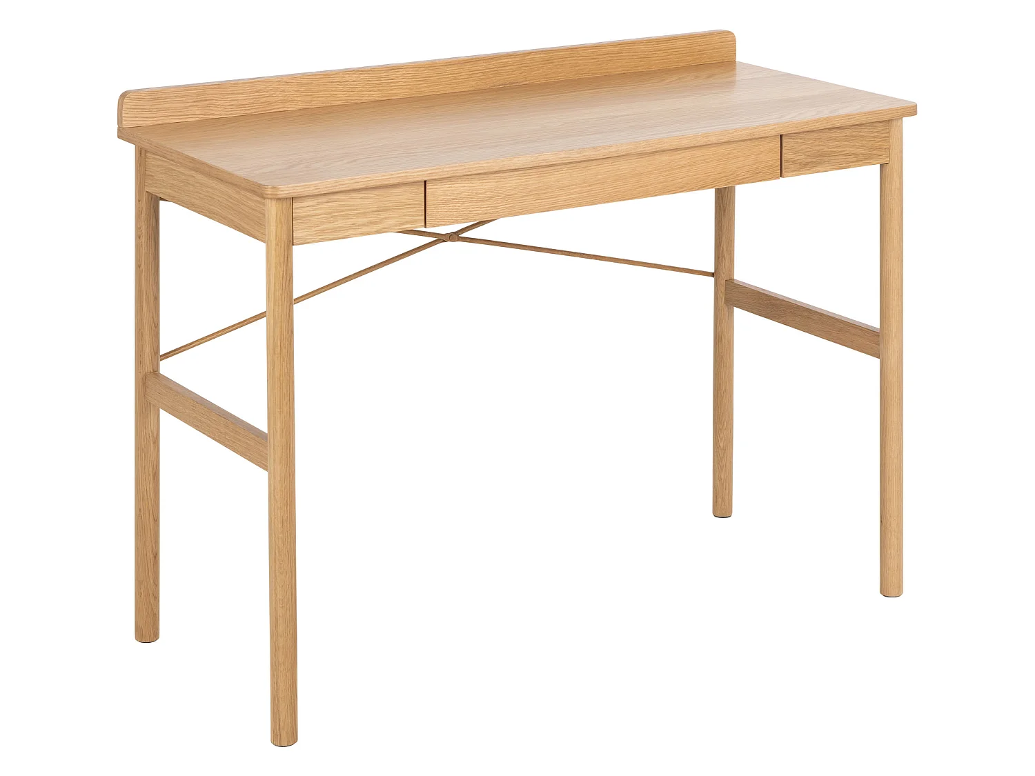 Bureau Focus 110 cm avec tiroir, couleur Oak lacquered