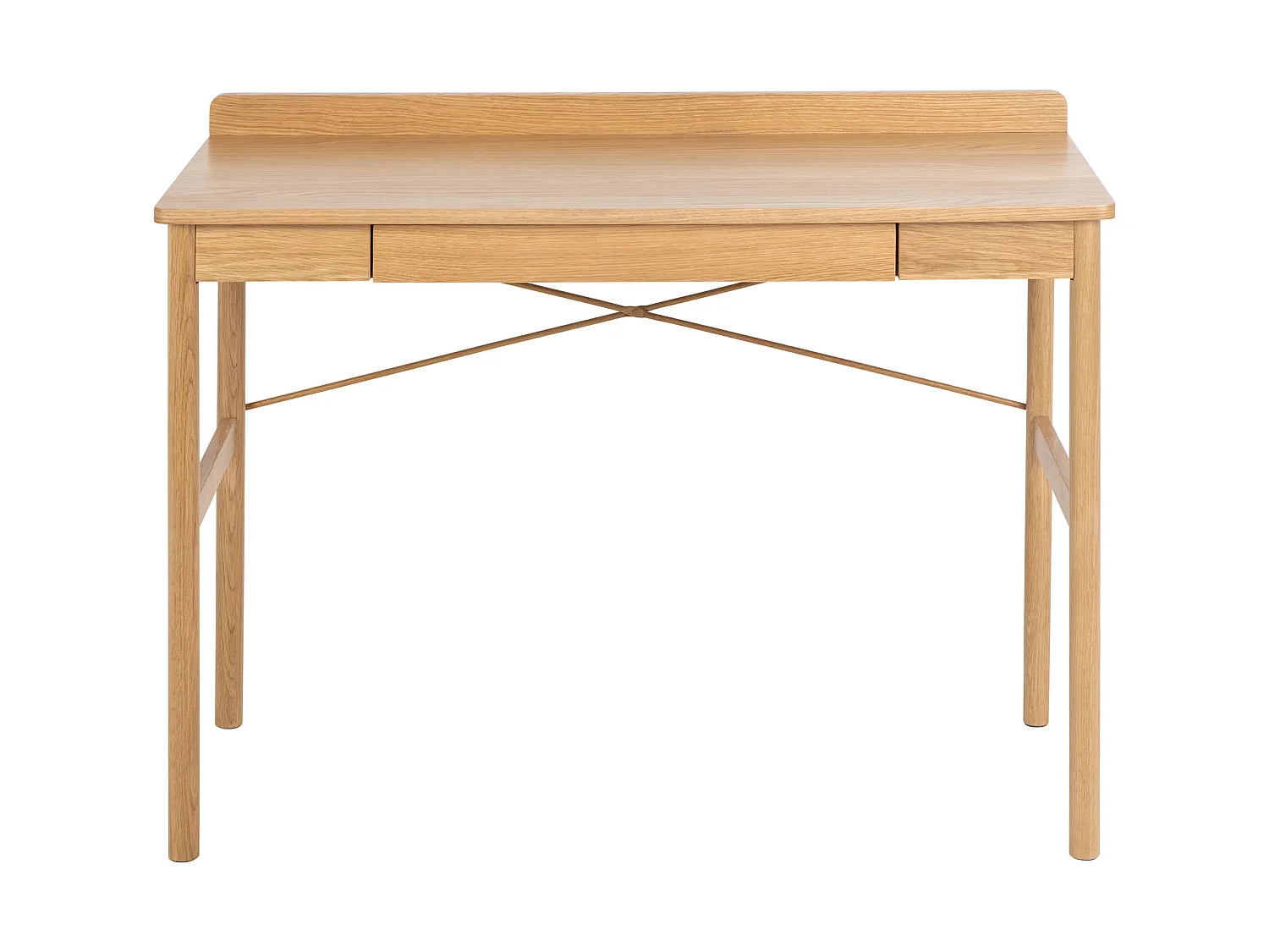 Bureau Focus 110 cm avec tiroir, couleur Oak lacquered