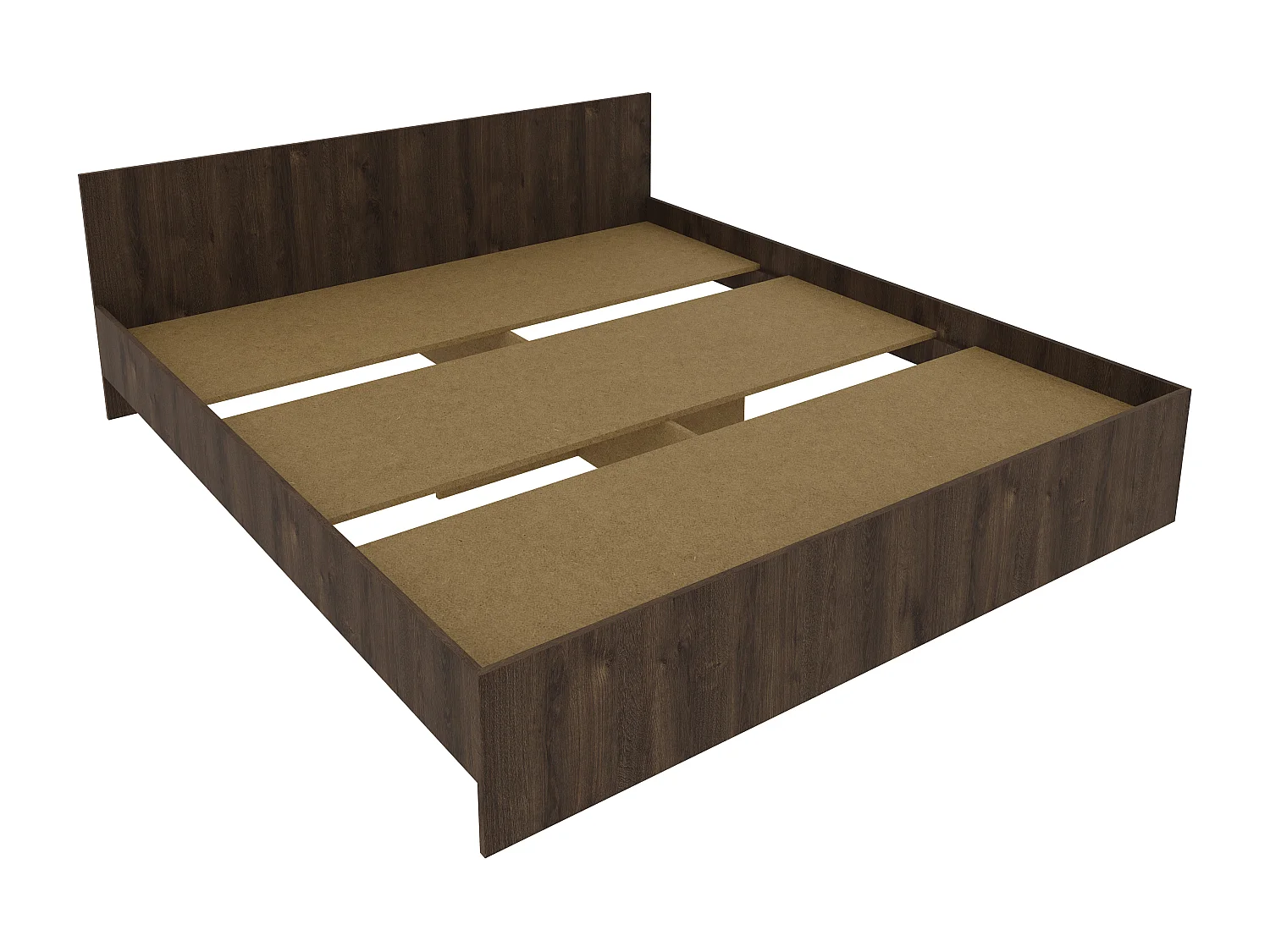 Bed Remi, 200 x 180 cm, Brons eiken