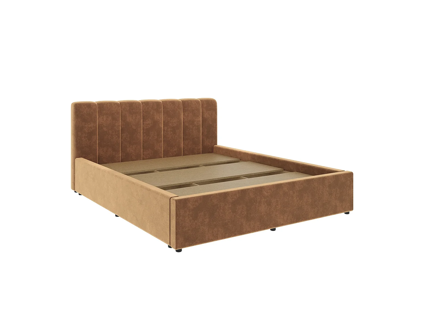 Cama estofada Almo haaus, 200 x 140 cm, Bege