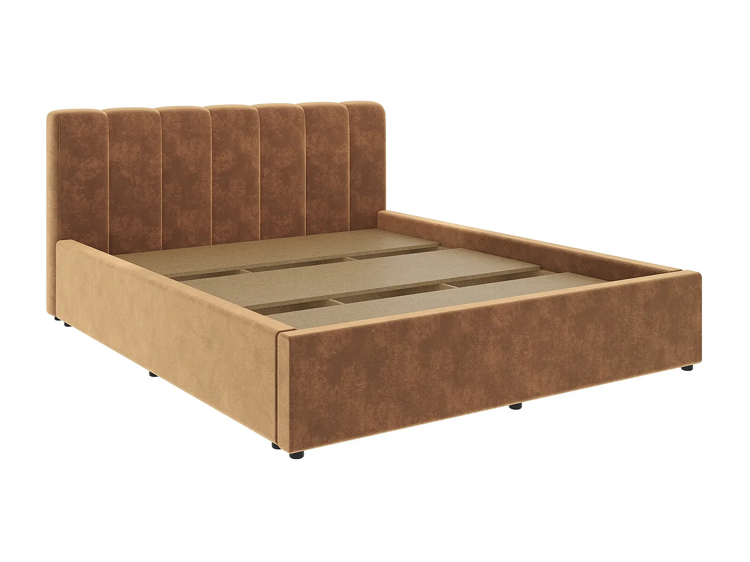 Lit tapissé Almo haaus, 200 x 160 cm, Beige