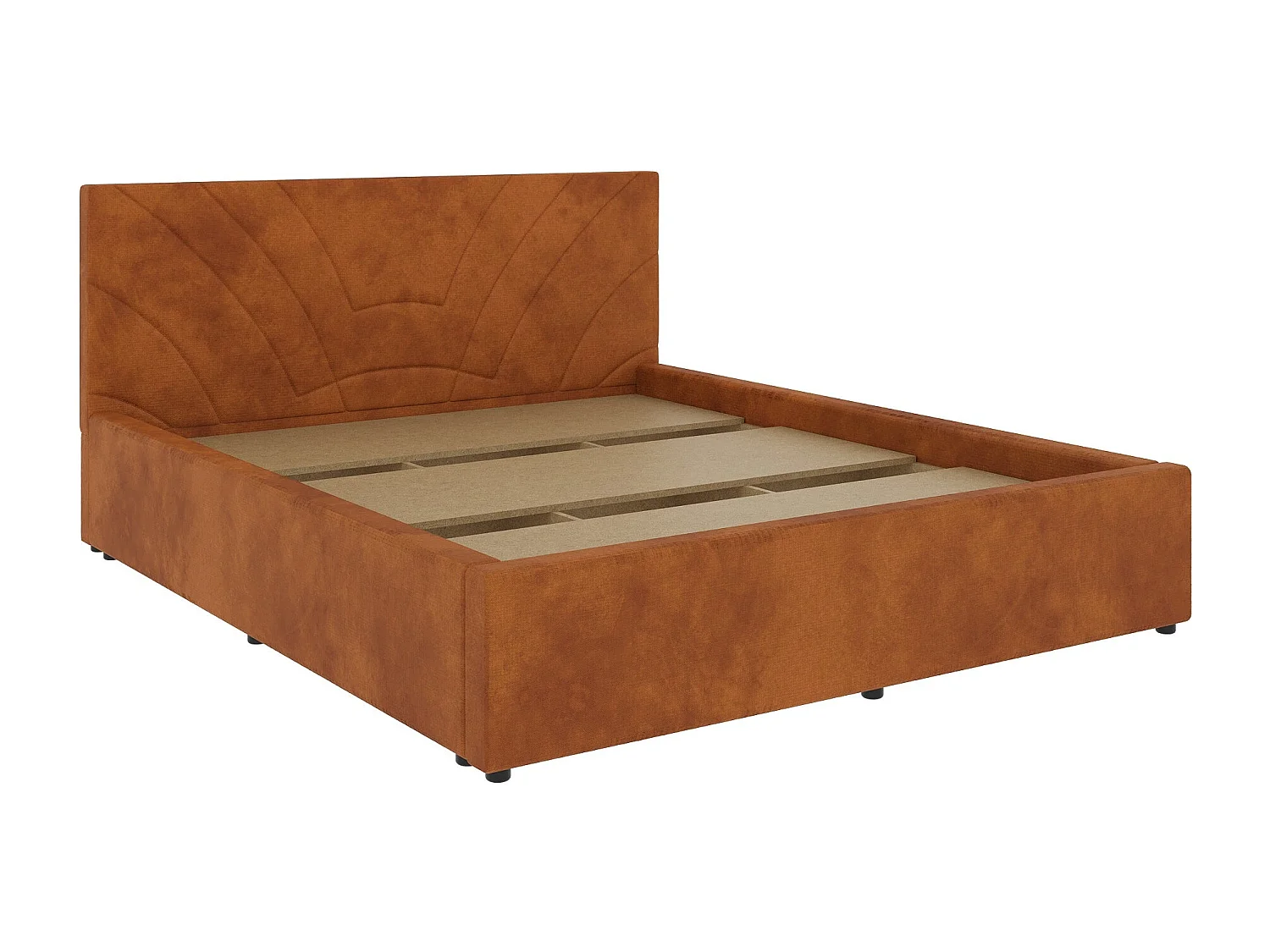 Letto imbottito Fargo haaus, 200 x 140 cm, Rame
