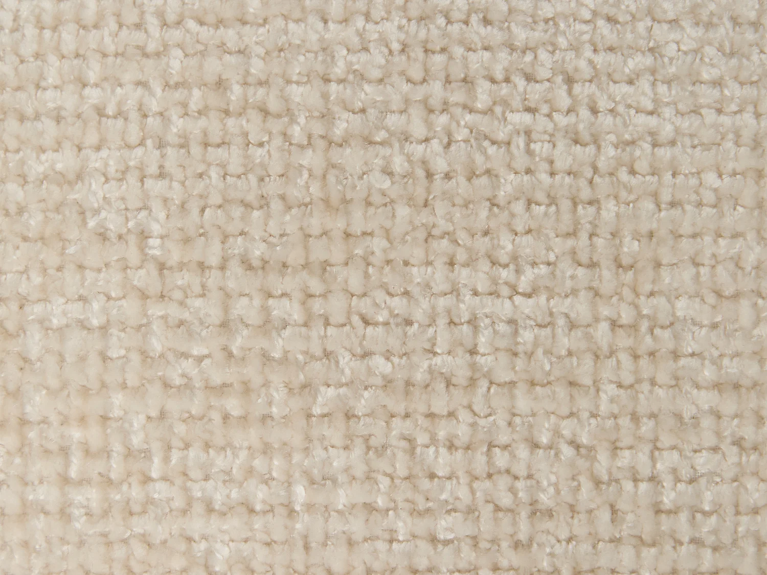 Sgabello da bar in tessuto testurizzato e metallo dorato Altezza regolabile Crema - Lotto di 2 - MAYEMA