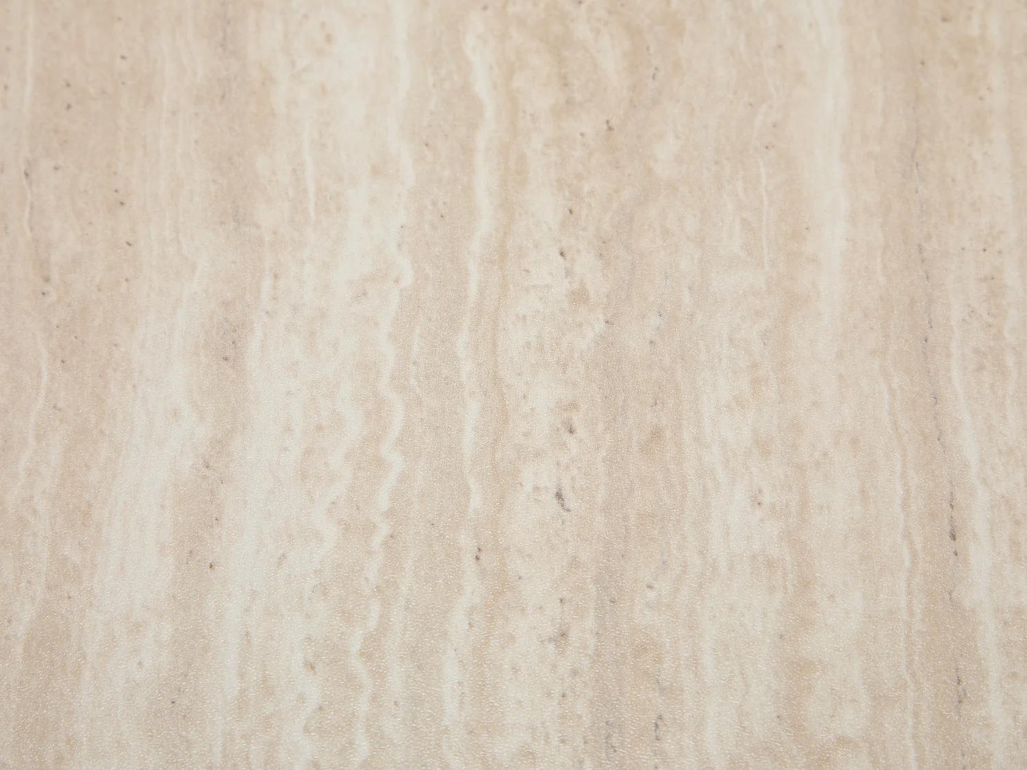 Table à manger extensible 4 à 12 personnes en MDF et métal beige - Effet travertin beige - JARELIA