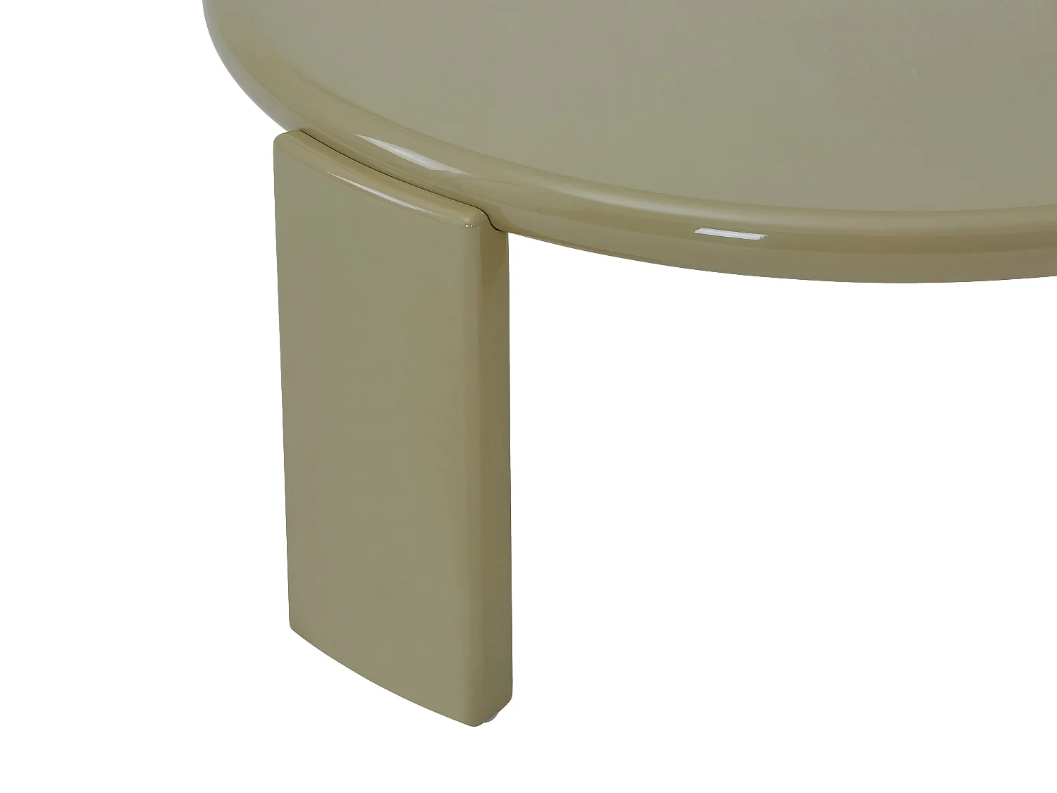 Table basse en MDF - Vert brillant - ZYRENIA