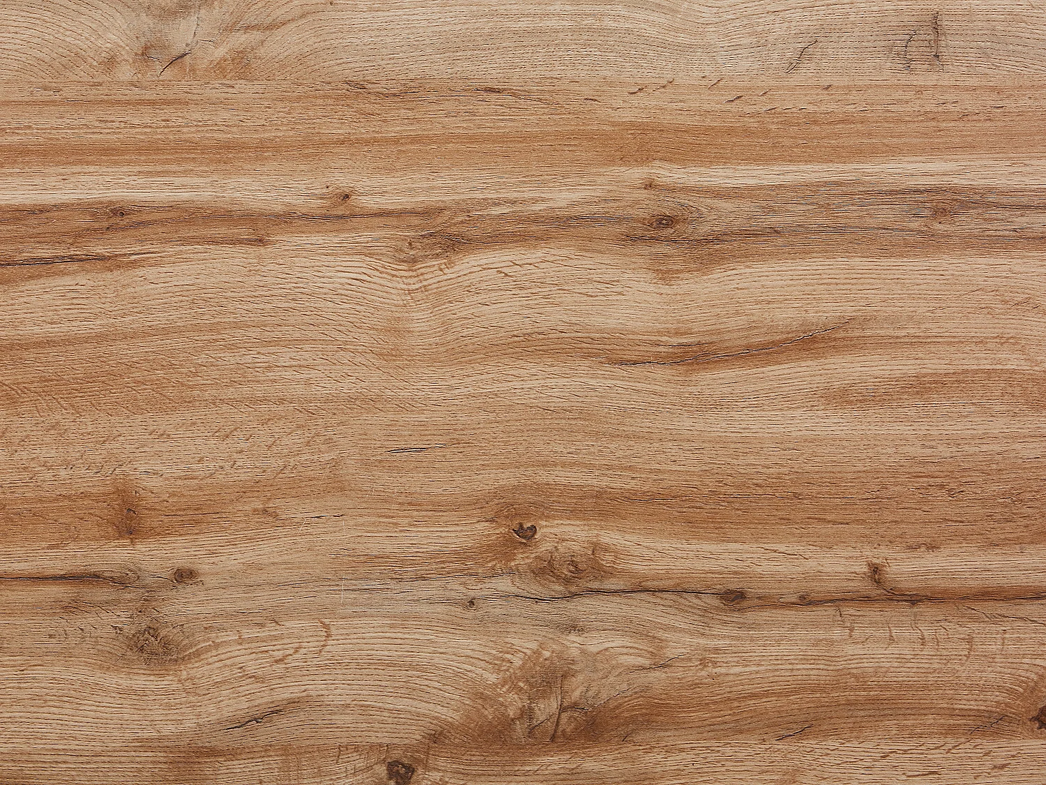 Table à manger extensible 4 à 12 personnes en MDF - Naturel clair - SIDRINA