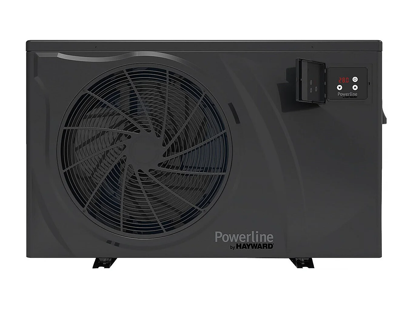 6 kw/h inverter zwembadwarmtepomp "PowerLine by Hayward" - Zwart
