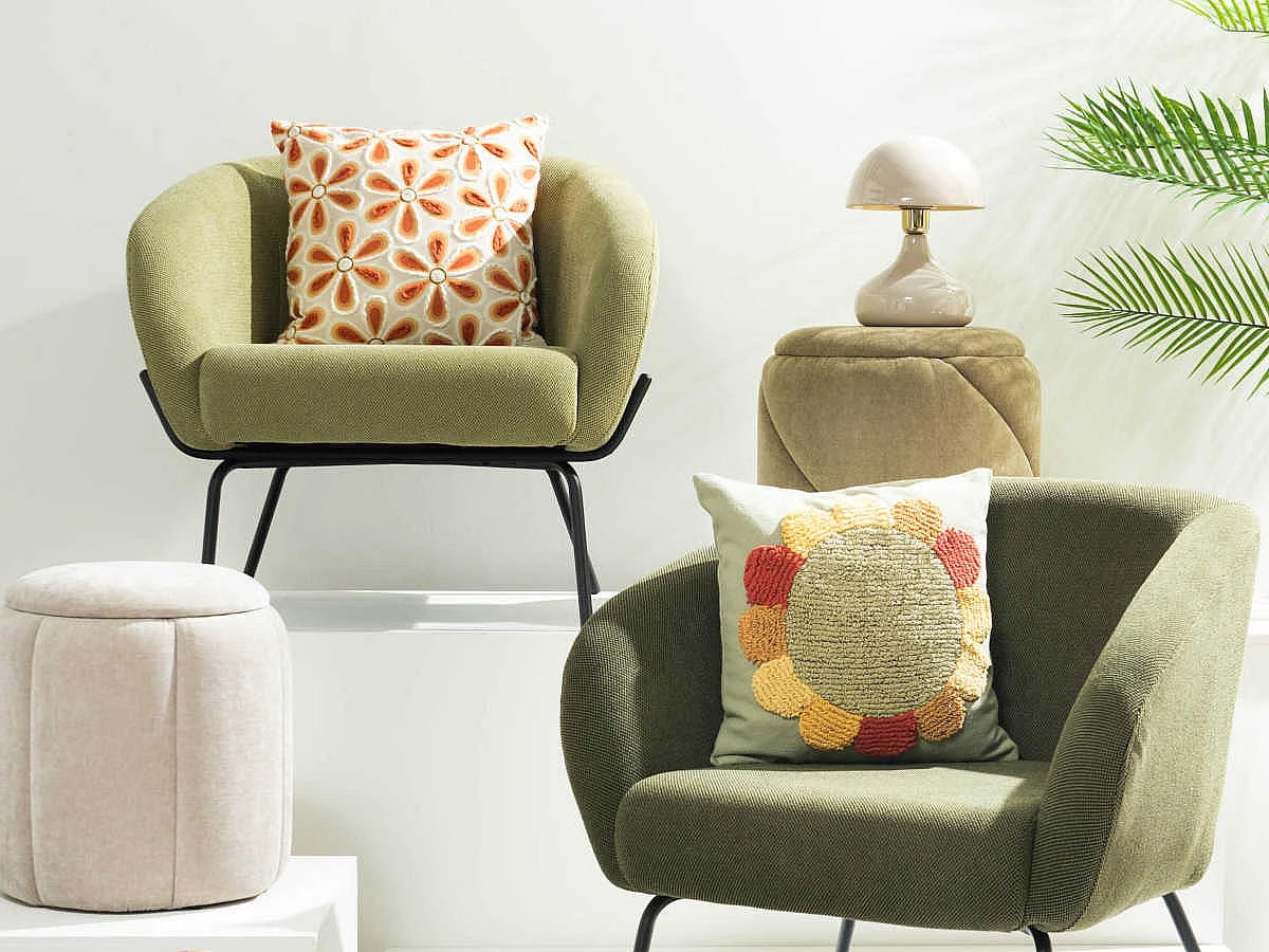 Fauteuil Dany vert clair