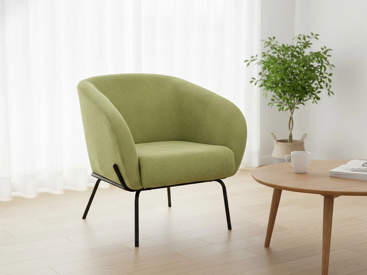Fauteuil Dany vert clair