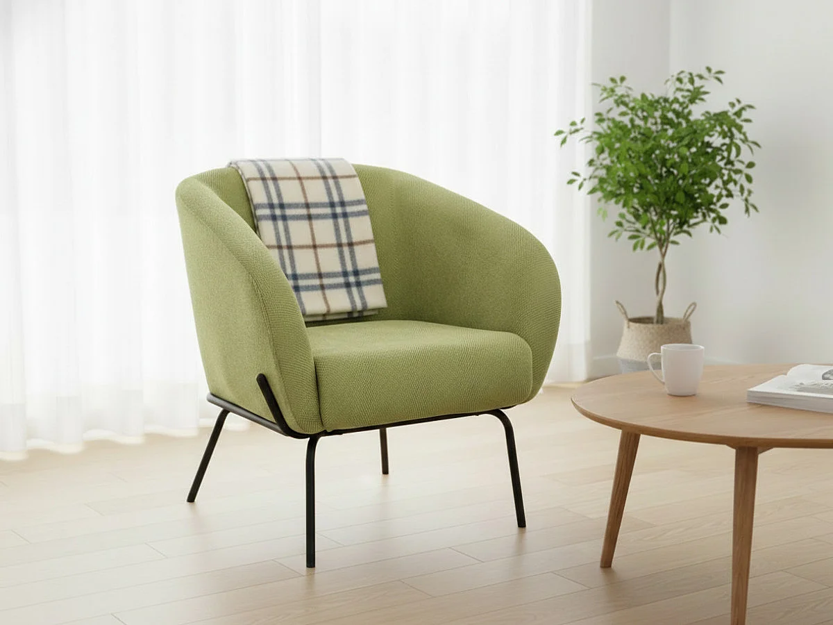 Fauteuil Dany vert clair