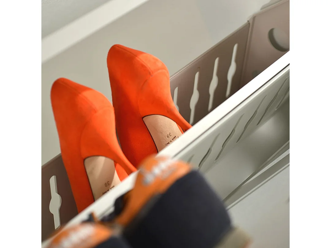 Armoire À Chaussures 3 Portes À Double Profondeur