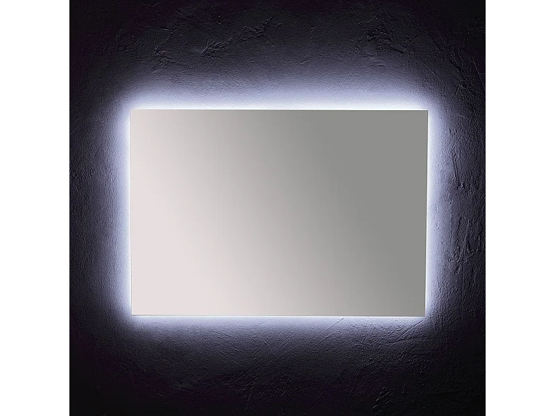 Mirror Avec Éclairage Périmétral Led 100X70 Cm