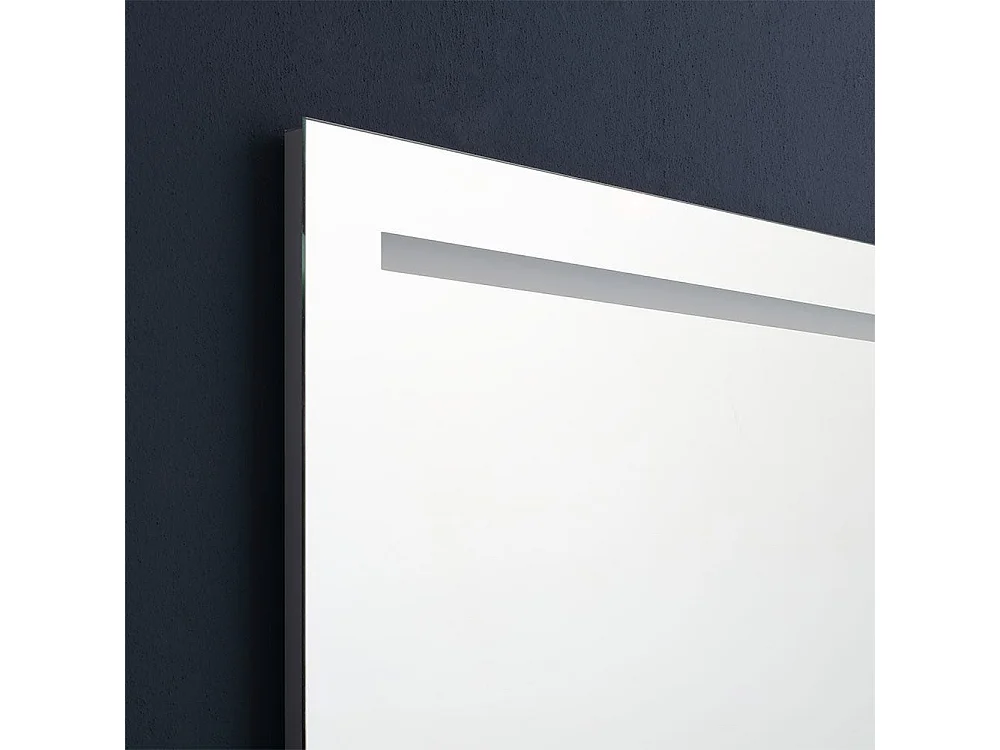 Miroir Avec Bande Led Supérieure Rétroéclairé 120X70 Cm