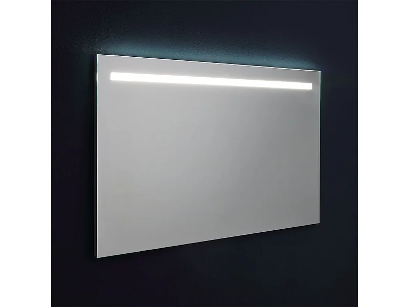 Miroir Avec Bande Led Supérieure Rétroéclairé 120X70 Cm