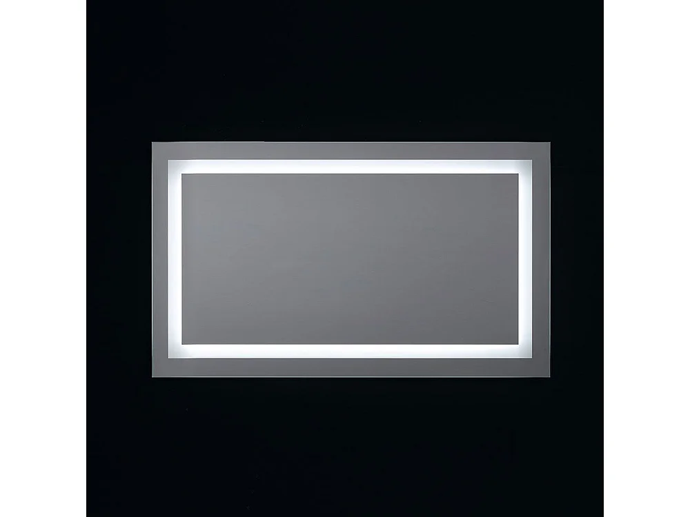 Miroir De Salle De Bain Avec Led Cm 120X70 Senseur Touch Réversible