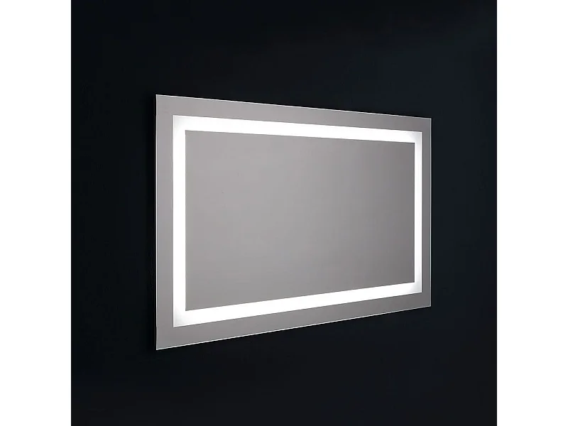Miroir De Salle De Bain Avec Led Cm 120X70 Senseur Touch Réversible