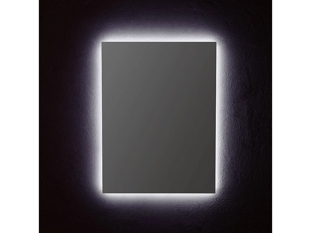 Miroir De Salle De Bains 60X80 Cm Avec Éclairage Perimétrique Led