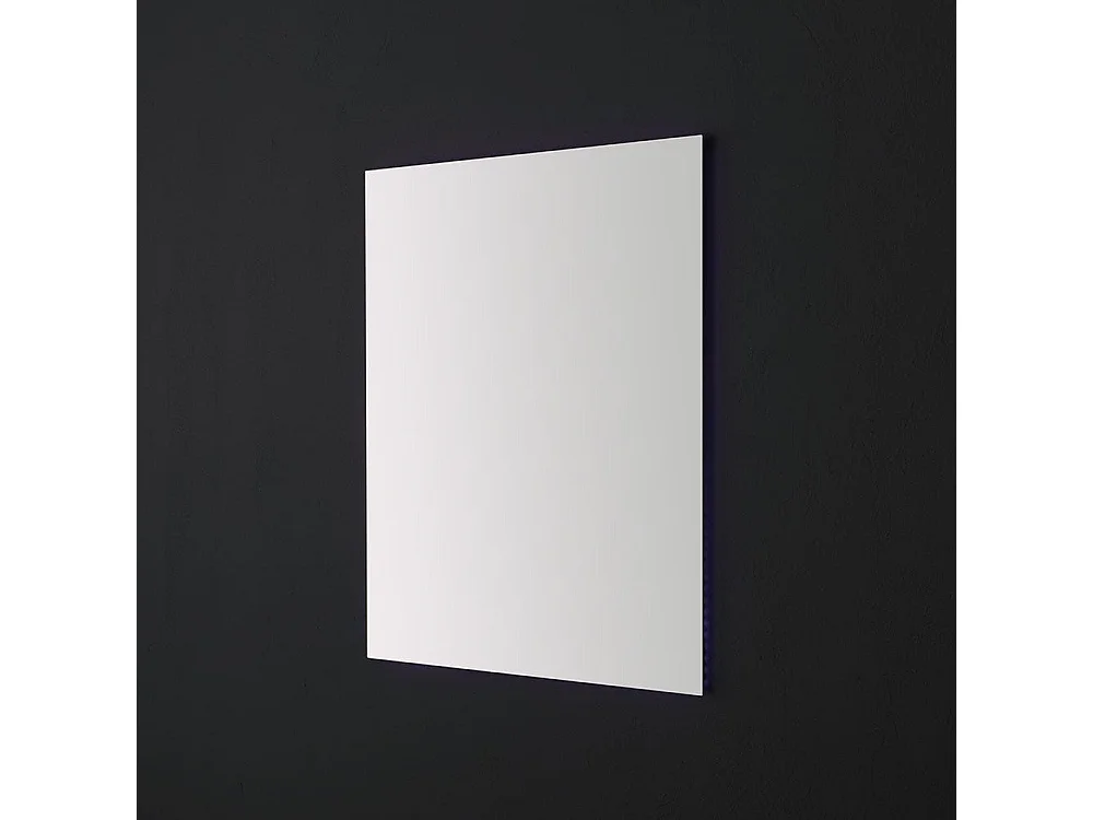 Miroir De Salle De Bain 80X70 Cm Avec Rétro-Éclairage À Leds