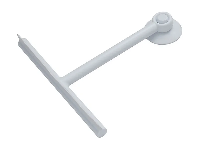 Spatule Blanche De Nettoyage Des Vitres De Douche Avec Ventouse  | Sandalo