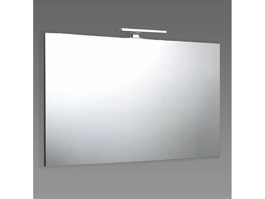 Miroir De Salle De Bain 60X100 Avec Lumière Led, Bord Poli