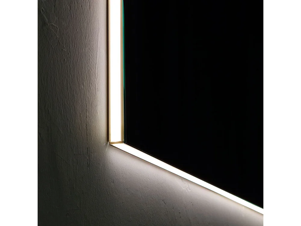 Miroir Rectangulaire Cm 120X70 Avec Miroir Grossissant Retroéclairé À Led Réversible