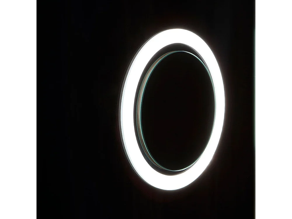 Miroir Rectangulaire Cm 120X70 Avec Miroir Grossissant Retroéclairé À Led Réversible