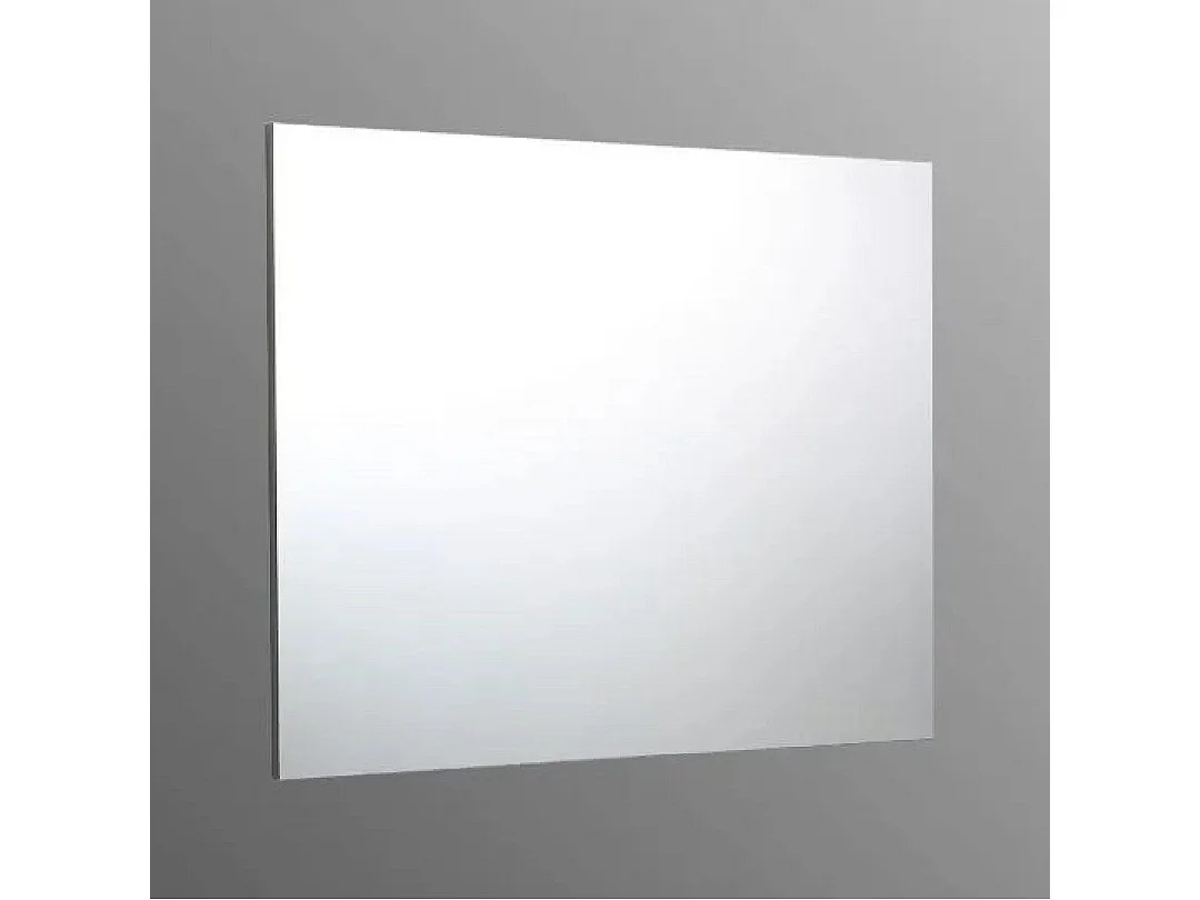 Miroir Pour Salle De Bain 90X70 Cm Réversible Avec Cadre À Support
