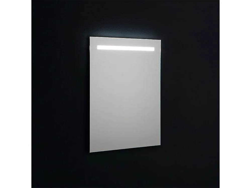 Miroir Rétroéclairé 60X80 Avec Bande Led Supérieure