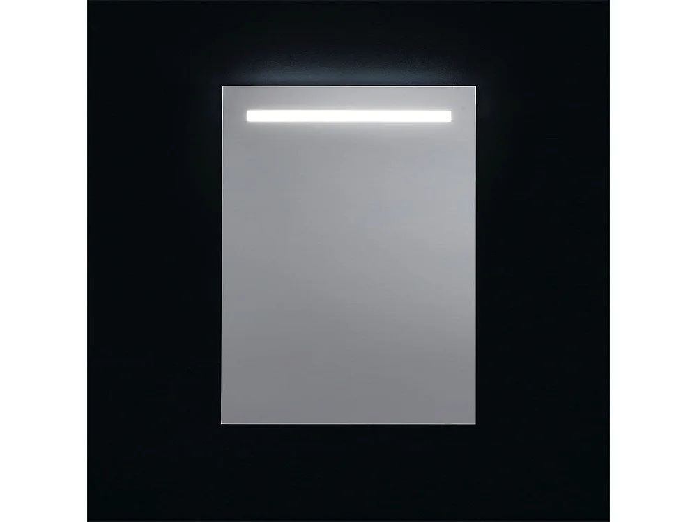 Miroir Rétroéclairé 60X80 Avec Bande Led Supérieure