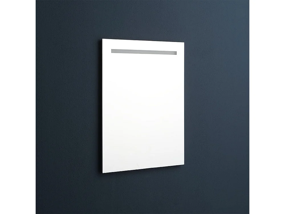 Miroir Rétroéclairé 60X80 Avec Bande Led Supérieure