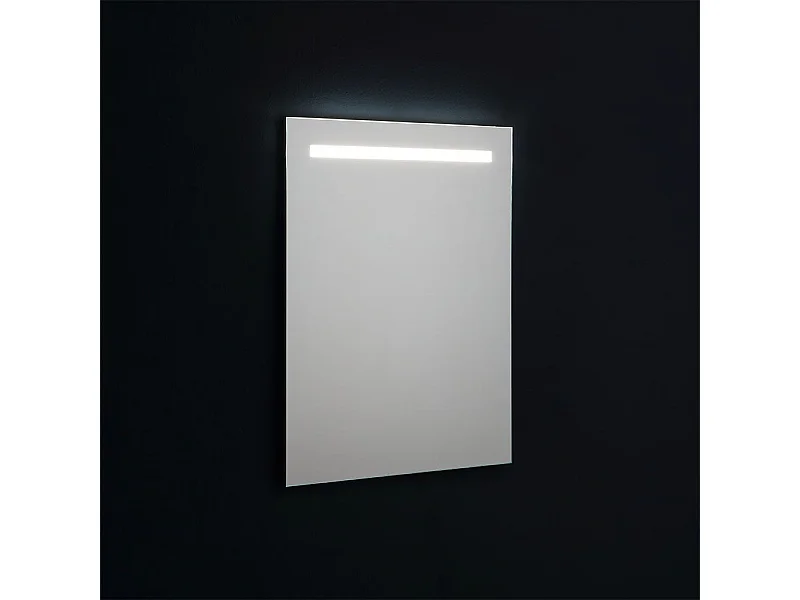 Miroir Rétroéclairé 60X80 Avec Bande Led Supérieure