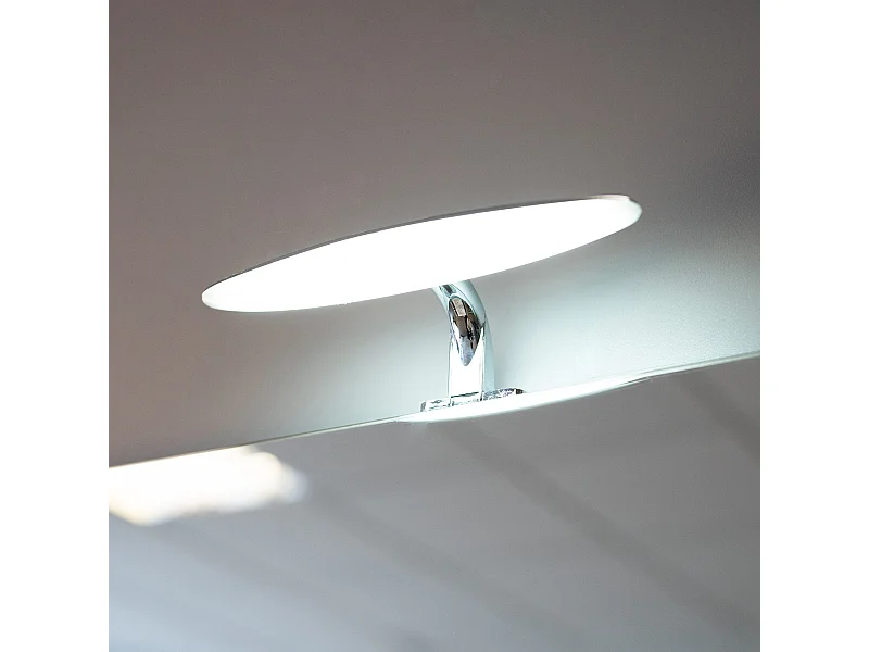 Lampe Avec Led Ovale Pour Miroir De La Salle De Bain 20Cm | Alba