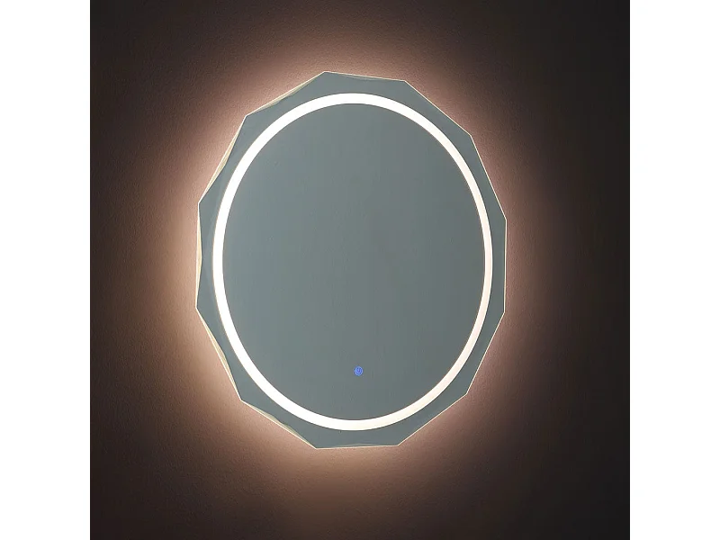 Miroir À Facettes Rond 75Cm