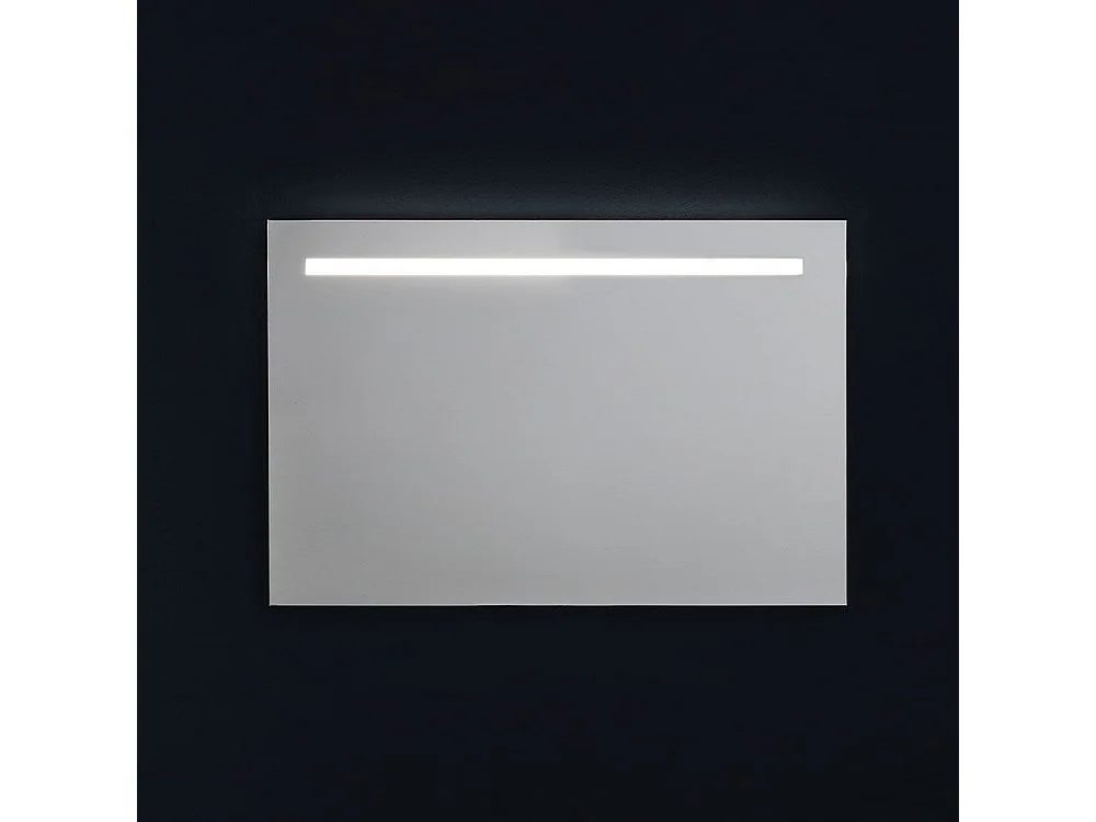 Miroir 90X60 Retro-Éclairé Avec Bande Led En Haut