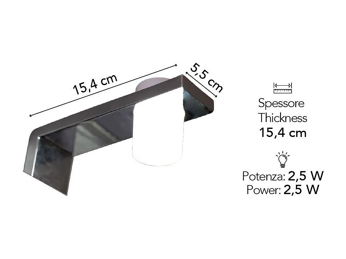 Applique Led Pour Fixation À Bord De Miroir De Salle De Bain | Venus