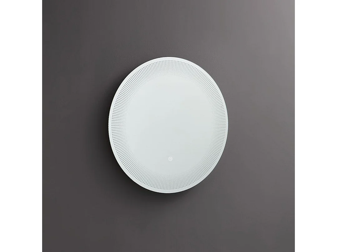 Miroir Rond 60 Cm Éclairage Led Touch