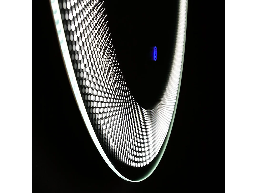 Miroir Rond 60 Cm Éclairage Led Touch