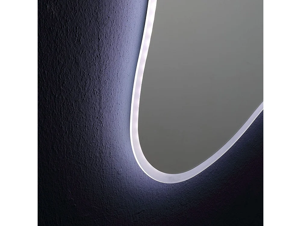 Miroir Biseauté +  Cadre Rétroéclairé Avec Led 120X90