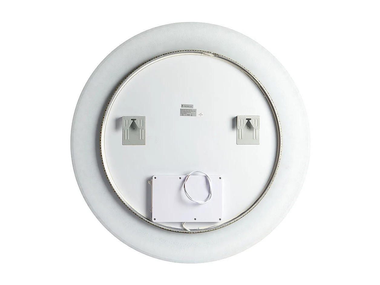 Miroir Rond De 80 Cm Avec Éclairage Led Intégré