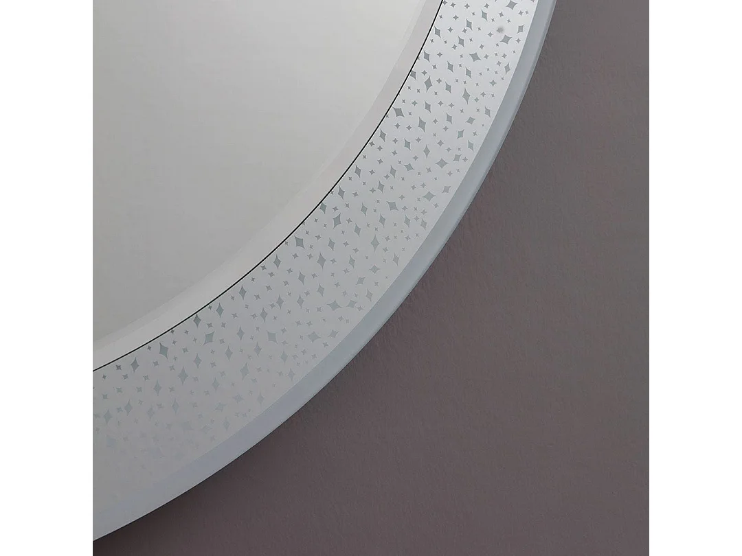 Miroir Rond De 80 Cm Avec Éclairage Led Intégré