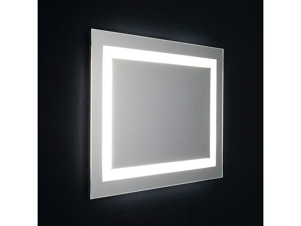 Miroir De Salle De Bain Avec Led Cm 80X60 Réversible Avec Senseur Touch