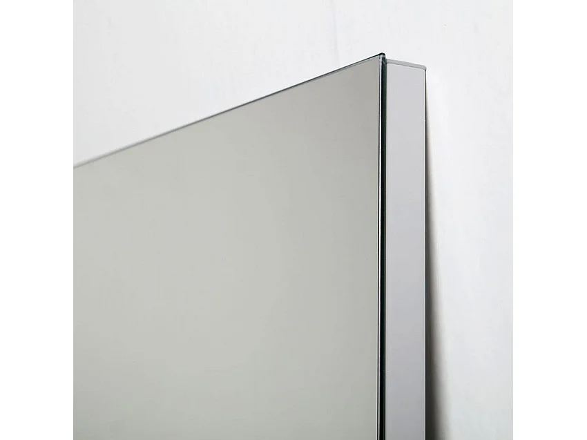 Miroir De Salle De Bains Affleurant Réversible 60X70 Métallique Avec Lampe À Leds