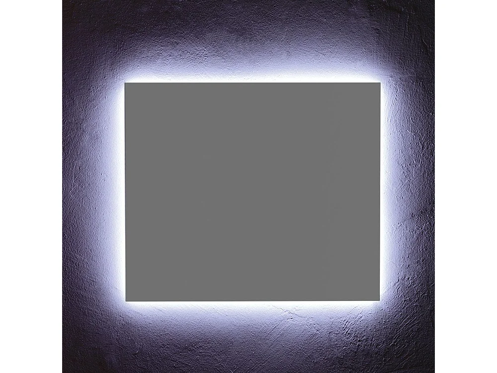 Miroir De Salle De Bain 70X60 Cm Avec Rétro-Éclairage Led
