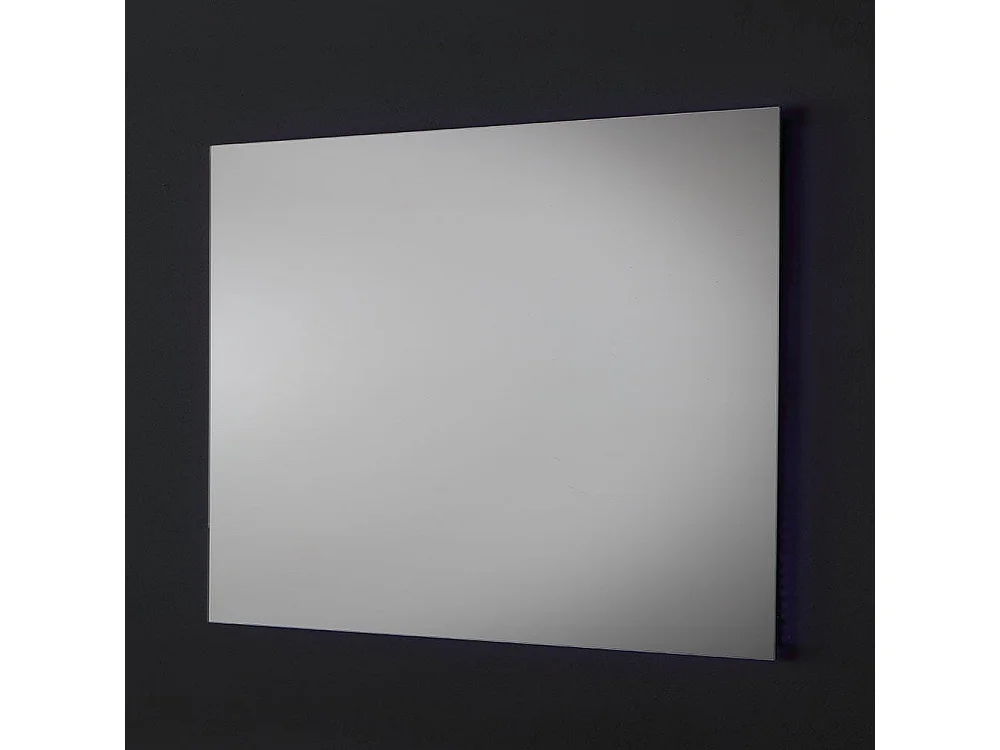 Miroir De Salle De Bains 90X70 Cm Éclairage À Leds